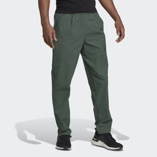 Pantalones De Tejido Essentials Hero To Halo Verde óxido Adidas