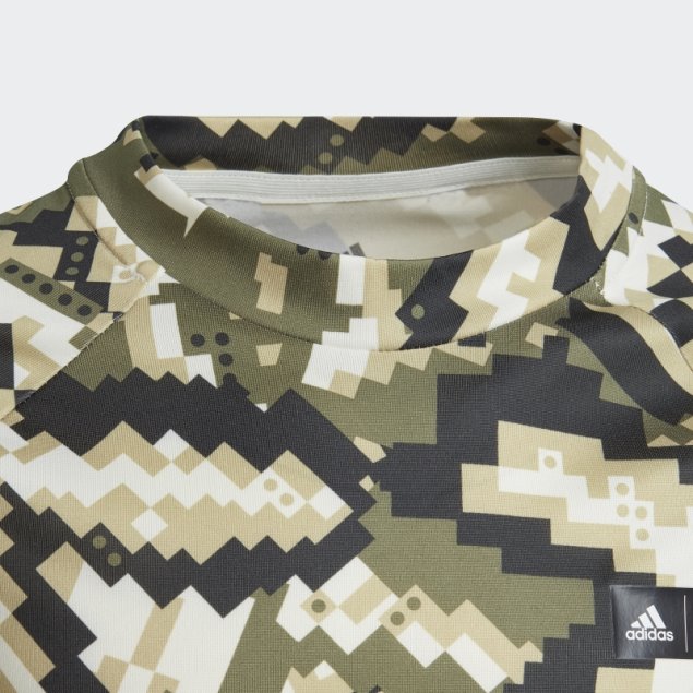 Verde Oliva Moda Adidas X Lego Baumhaus Camiseta De Manga Larga Manga Larga