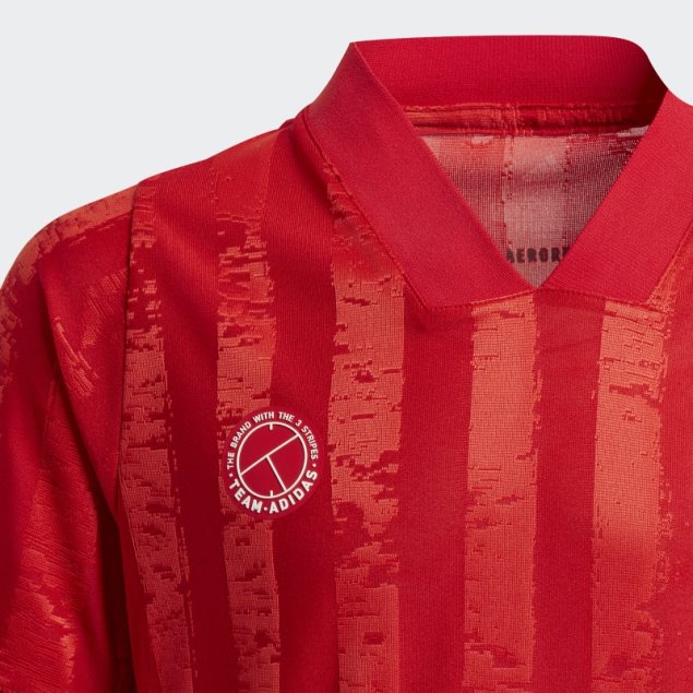 Camiseta De Tenis Freelift Niño Adidas Escarlata