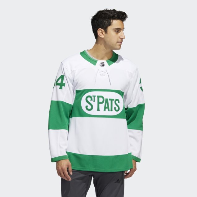 Camiseta Adidas Auston Matthews Toronto St Pats Blanca