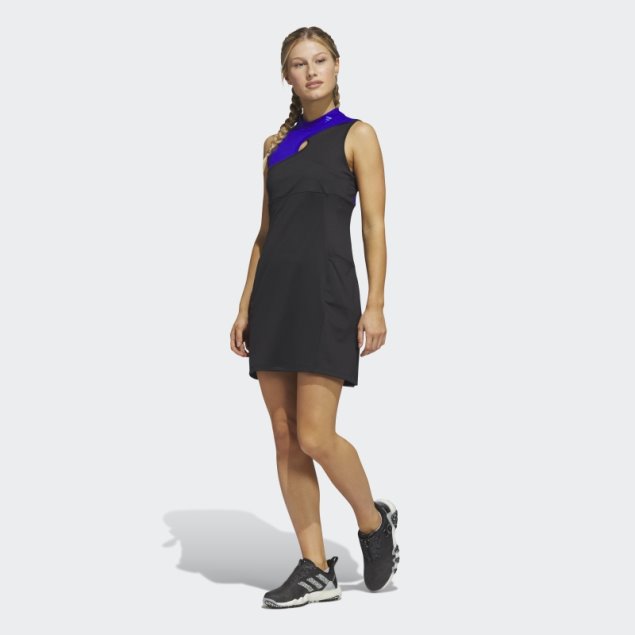 Vestido De Golf Con Bloques De Color Ultimate365 Tour Negro Adidas