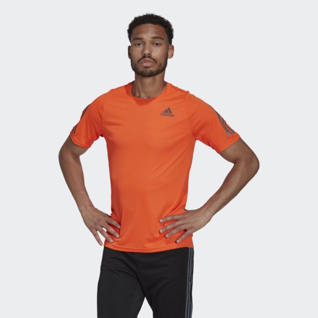 Camiseta Naranja Adidas Run Icon