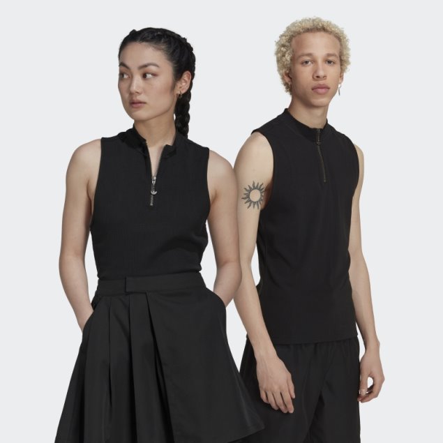 Camiseta Sin Mangas A Medida Adicolor Contempo (género Neutral) Adidas Negro