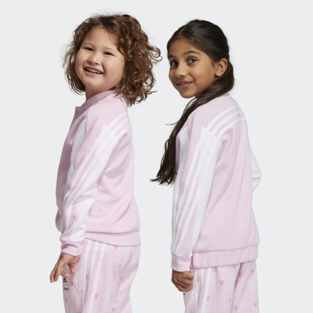 Chaqueta De Chándal Rosa De Adidas X Disney Con Mickey Mouse