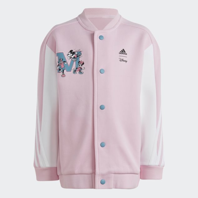Chaqueta De Chándal Rosa De Adidas X Disney Con Mickey Mouse
