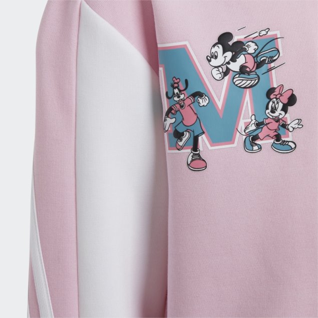 Chaqueta De Chándal Rosa De Adidas X Disney Con Mickey Mouse