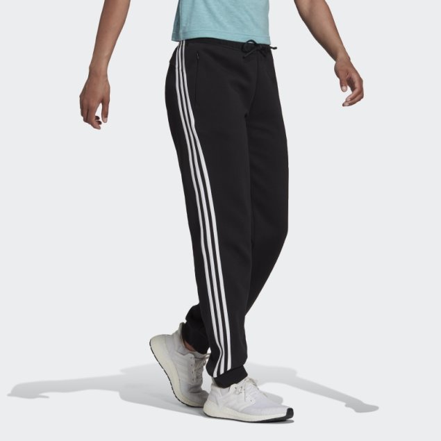 Adidas Sportswear Future Icons Pantalones De 3 Rayas Negro Caliente