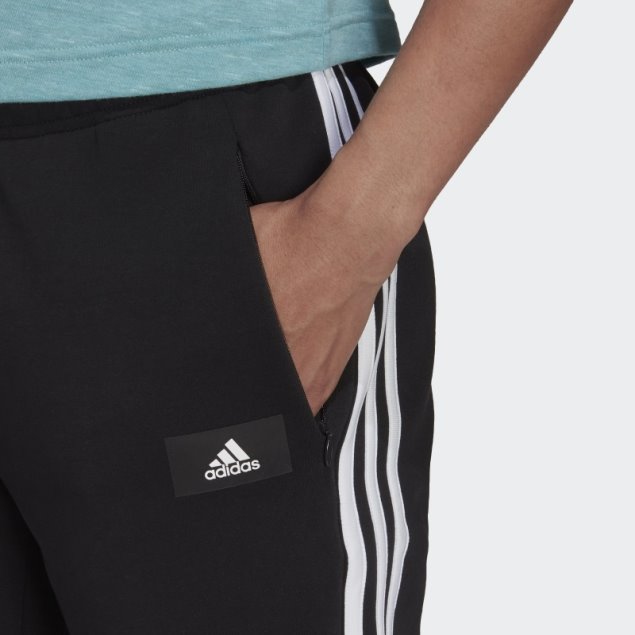 Adidas Sportswear Future Icons Pantalones De 3 Rayas Negro Caliente