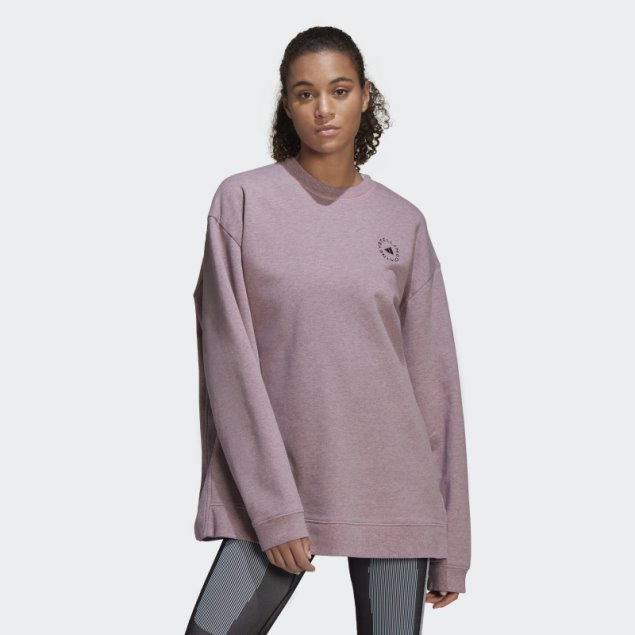 Rosa Adidas Por Stella Mccartney Sportswear Sudadera Moda