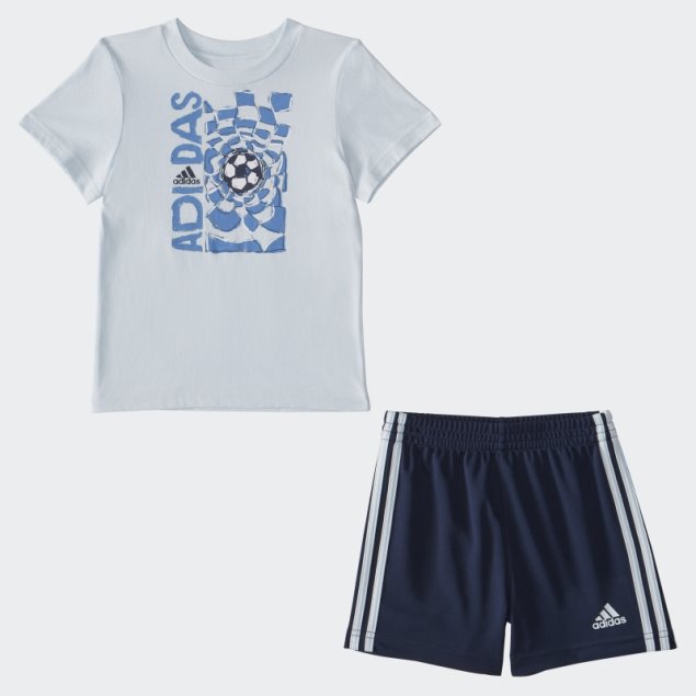 Conjunto Camiseta Y Pantalón Corto Sky Tint Ib Grpx Adidas