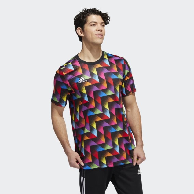 Camiseta Pre-partido Mls Lgbtq+ Adidas Multicolor