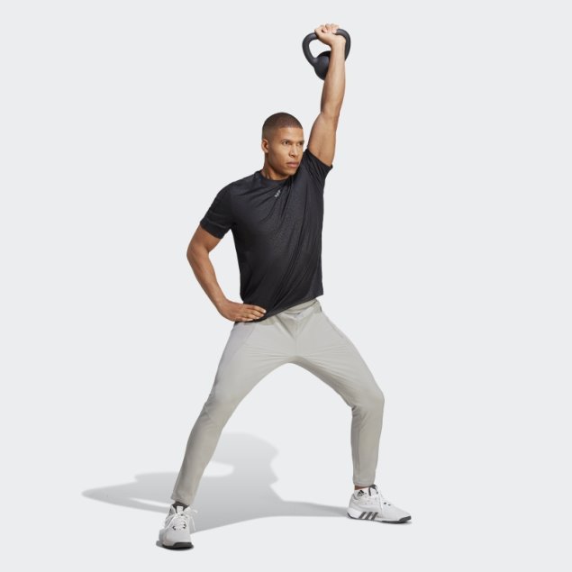 Adidas Camiseta De Entrenamiento Con Estampado Pu Negro