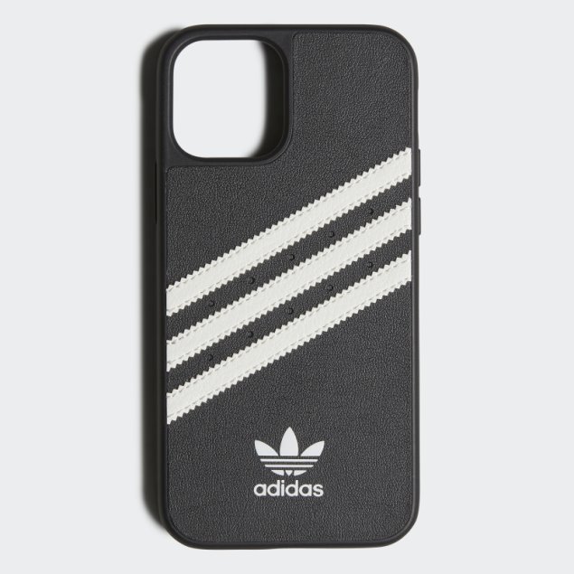 Funda Adidas O Moldeada Pu Para Iphone 12 / 12 Pro Moda Negra