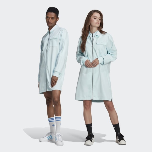 Azul Adidas Adicolor Contempo Camisa De Vestir A Medida (género Neutral)