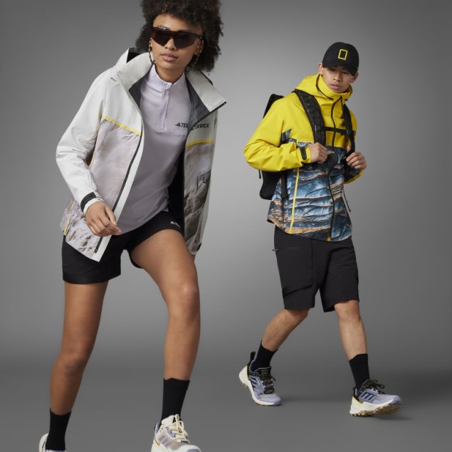 Adidas Eqt Chaqueta Rain.rdy Nacional Geográfica Amarilla