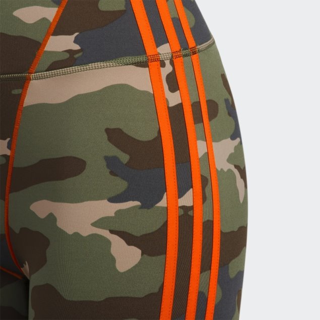 Adidas Bike Shorts 9 Pulgadas Naranja