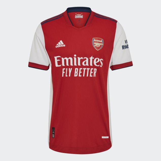 Camiseta Adidas Arsenal 21/22 Primera Equipación Autentico Blanco