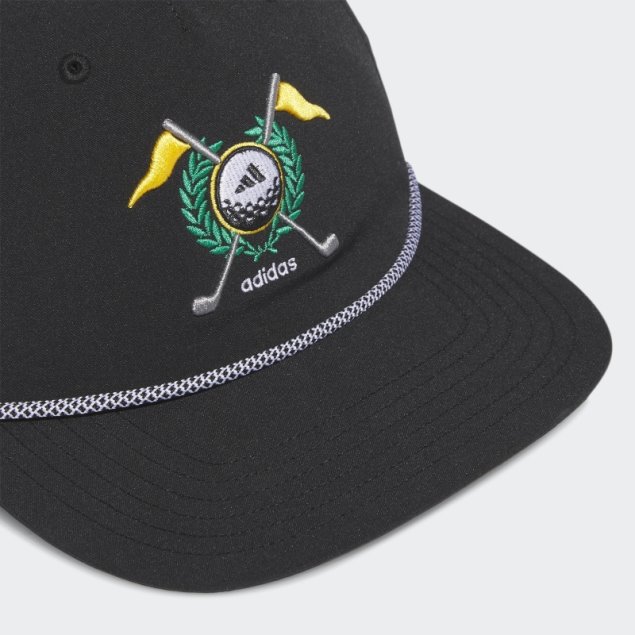 Adidas Gorra Retro De Cinco Paneles Negra