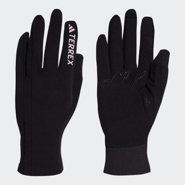 Guantes Negros Adidas Terrex De Lana Merino