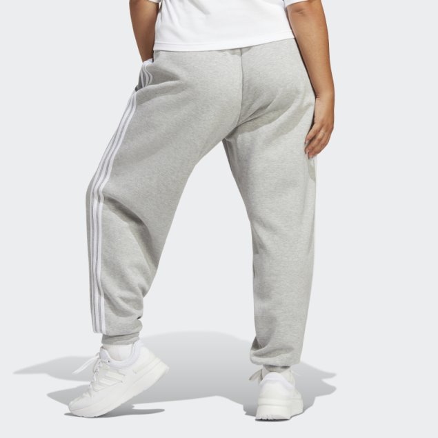 Iconos Del Futuro De La Moda Pantalones Regulares De 3 Rayas (tallas Grandes) Adidas Gris Medio