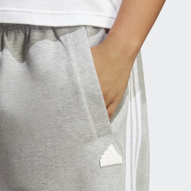 Iconos Del Futuro De La Moda Pantalones Regulares De 3 Rayas (tallas Grandes) Adidas Gris Medio