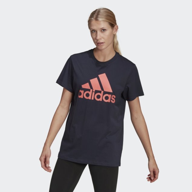 Camiseta Adidas Ink Essentials Logo Boyfriend