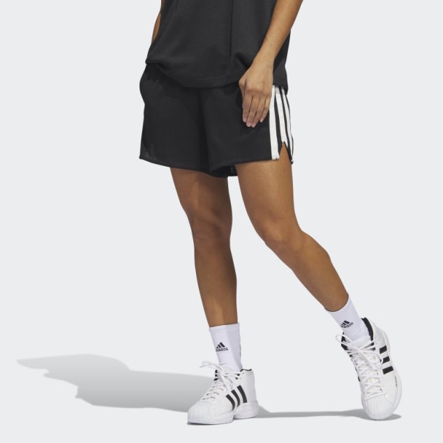 Shorts De Baloncesto Adidas Select 3-stripes Negros