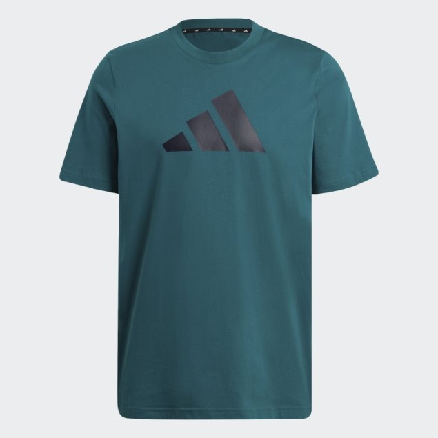 Camiseta Verde Azulado Con Logo De íconos Del Futuro Adidas