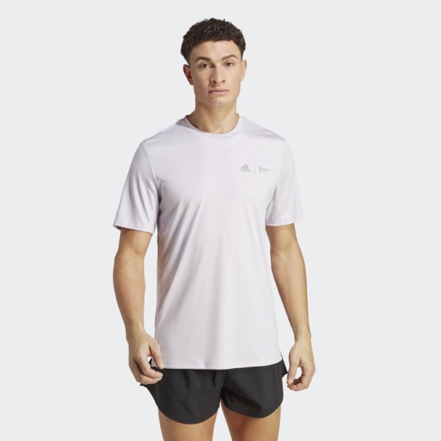 Camiseta De Running Adidas X Parley De Silver Dawn Caliente