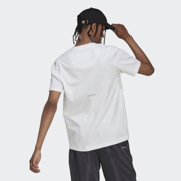 Camiseta Clásica Adidas Blanca