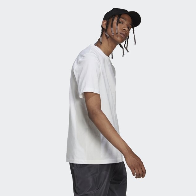 Camiseta Clásica Adidas Blanca