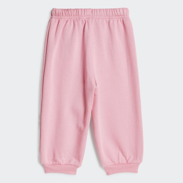 Conjunto De Joggers De Forro Polar Extragrande Rosa Del Equipo Adidas (género Neutral) Moda