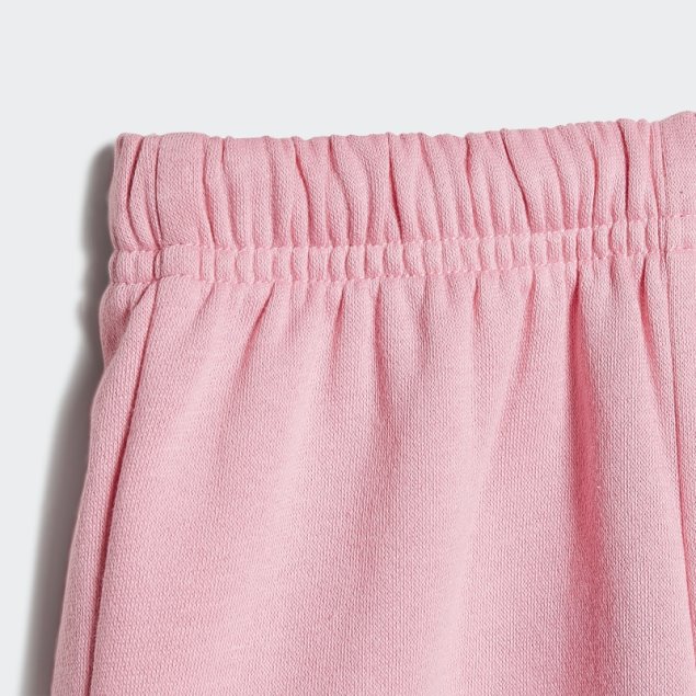 Conjunto De Joggers De Forro Polar Extragrande Rosa Del Equipo Adidas (género Neutral) Moda