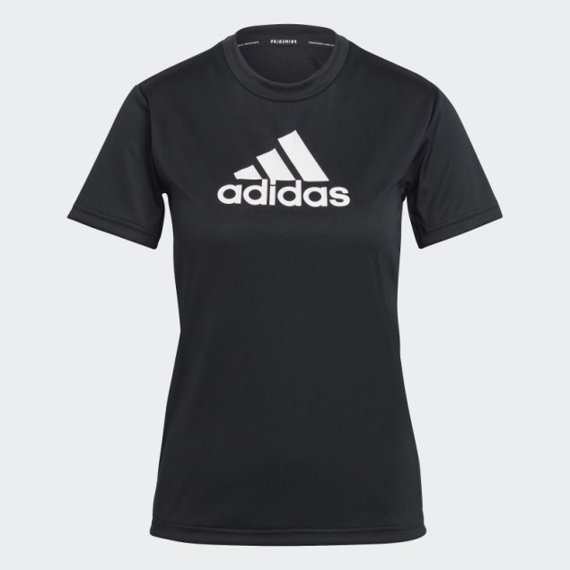 Primeblue Diseñado Camiseta Deportiva Con Logo De 2 Movimientos Adidas Negro