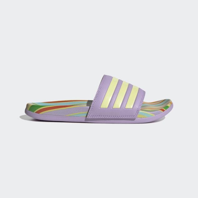 Sandalias Adidas Adilette Comfort Brillo Morado