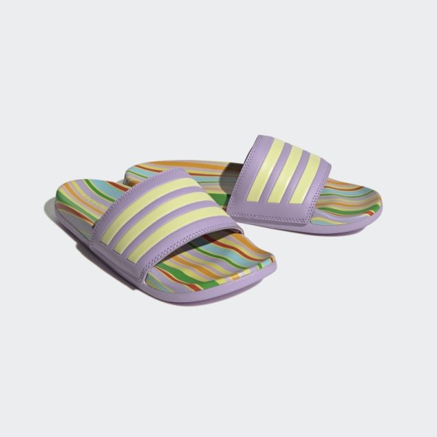Sandalias Adidas Adilette Comfort Brillo Morado
