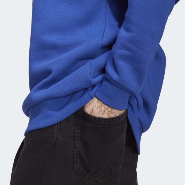 Sudadera Adidas Trefoil Essentials Cuello Redondo Azul