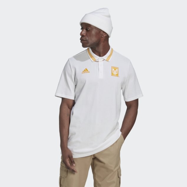 Polo Tigres Uanl Blanco Adidas