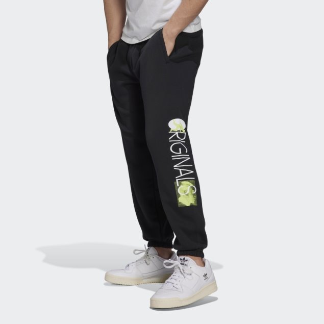 Adidas Originals Graphic Sweat Joggers Moda Negro