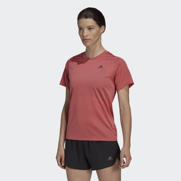 Adidas Run Icon Camiseta De Running Roja