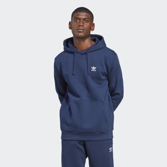 Sudadera Con Capucha Trefoil Essentials Night Indigo Adidas