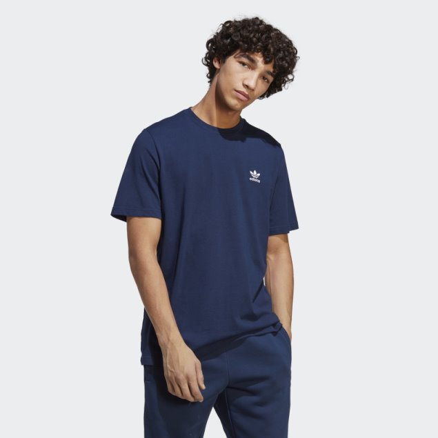 Camiseta Adidas Night Indigo Trefoil Essentials