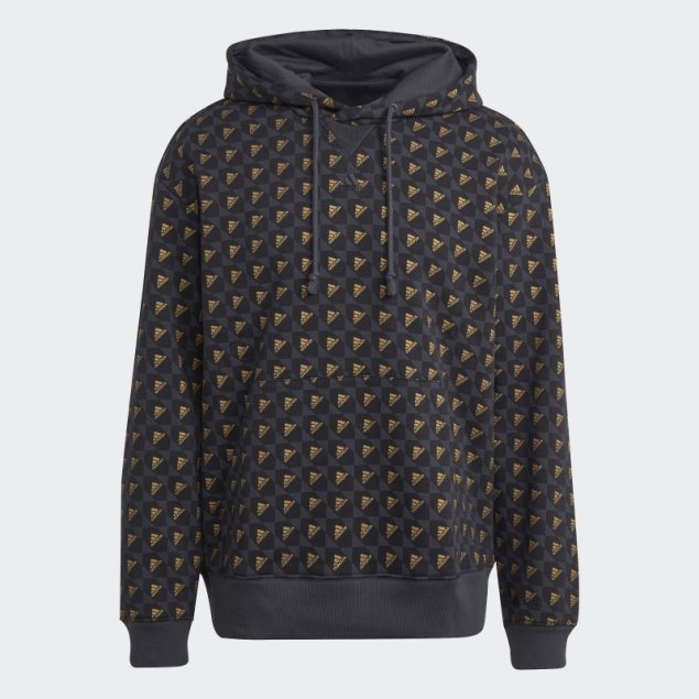 Adidas All Szn X Logomania Sudadera Con Capucha Carbono