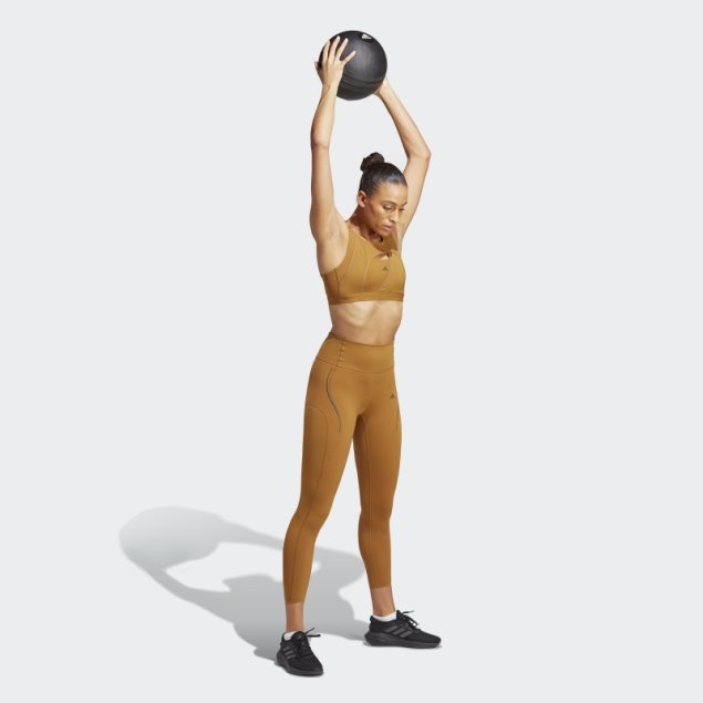 Bronce Leggings De Entrenamiento Adidas Tailored Hiit Luxe
