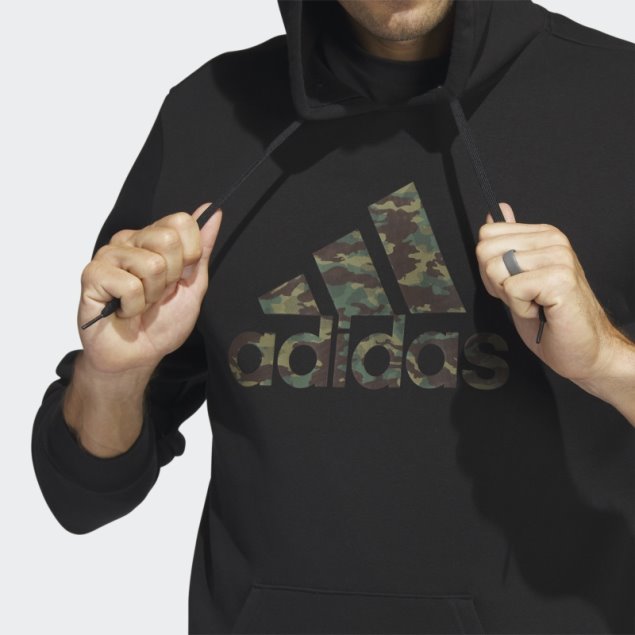 Sudadera Con Capucha Sportwear Camo Adidas Negra