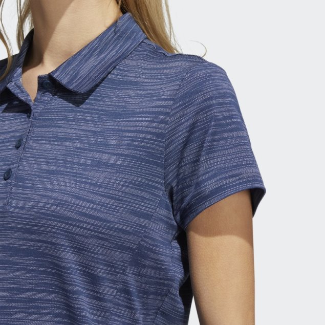 Adidas Polo De Manga Corta Teñido En El Espacio Azul Marino