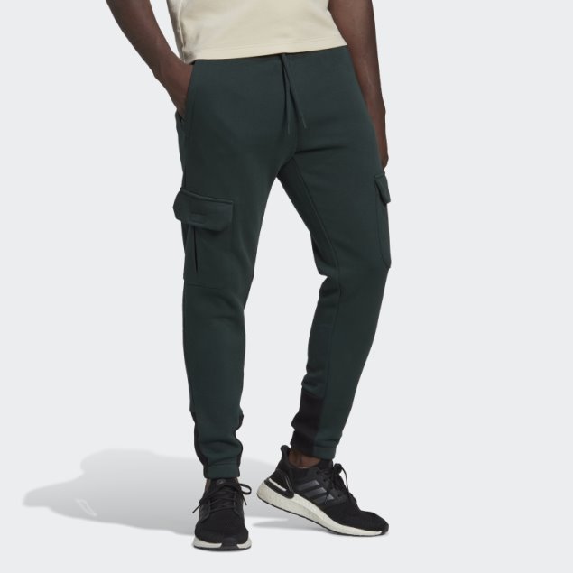 Pantalones Cargo De Forro Polar Con íconos Del Futuro Verde Adidas