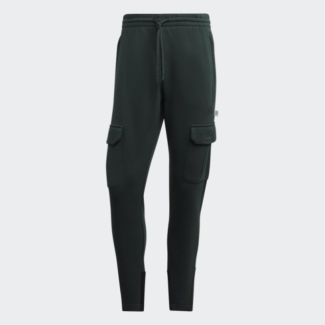 Pantalones Cargo De Forro Polar Con íconos Del Futuro Verde Adidas