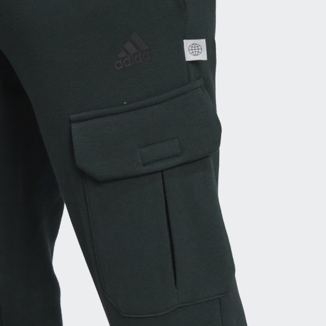 Pantalones Cargo De Forro Polar Con íconos Del Futuro Verde Adidas