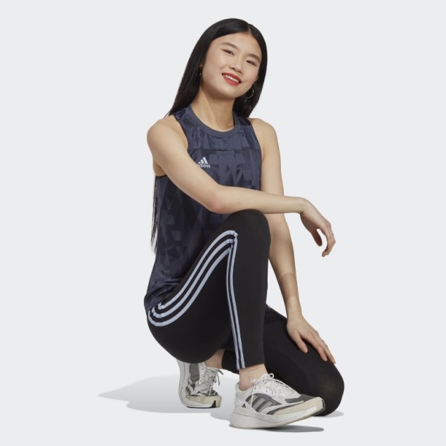 Camiseta Sin Mangas Adidas Tiro Azul Marino